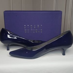 Stuart Weitzman Patent Leather Kitten heels